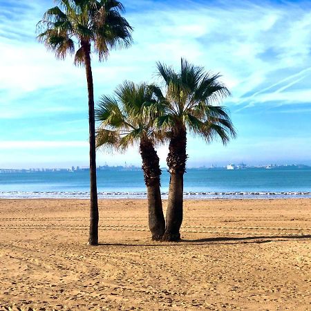 Primera Linea Playa Valdelagrana Vistas Al Mar El Puerto de Santa María Extérieur photo